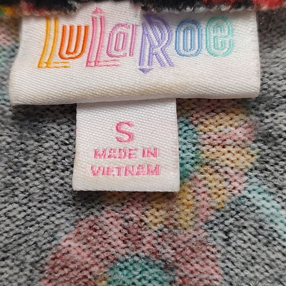Lularoe open from sleeveless cardigan duster Sz S - Picture 6 of 6
